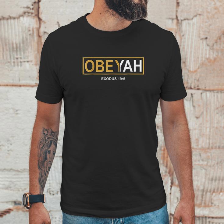 Obeyah Exodus Unisex T-Shirt Gifts for Him