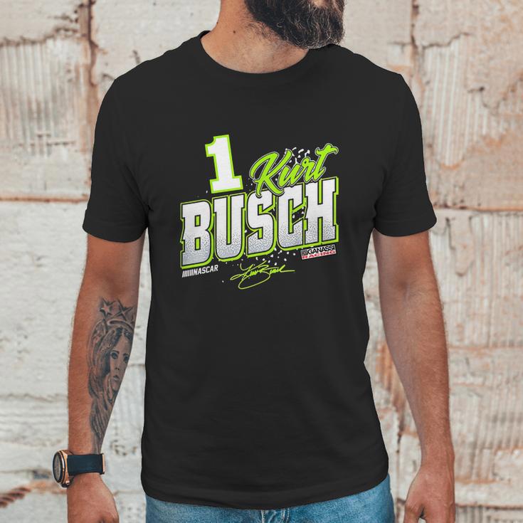 Officially Licensed Kurt Busch Mens Driver Splash Unisex T-Shirt Gifts for Him