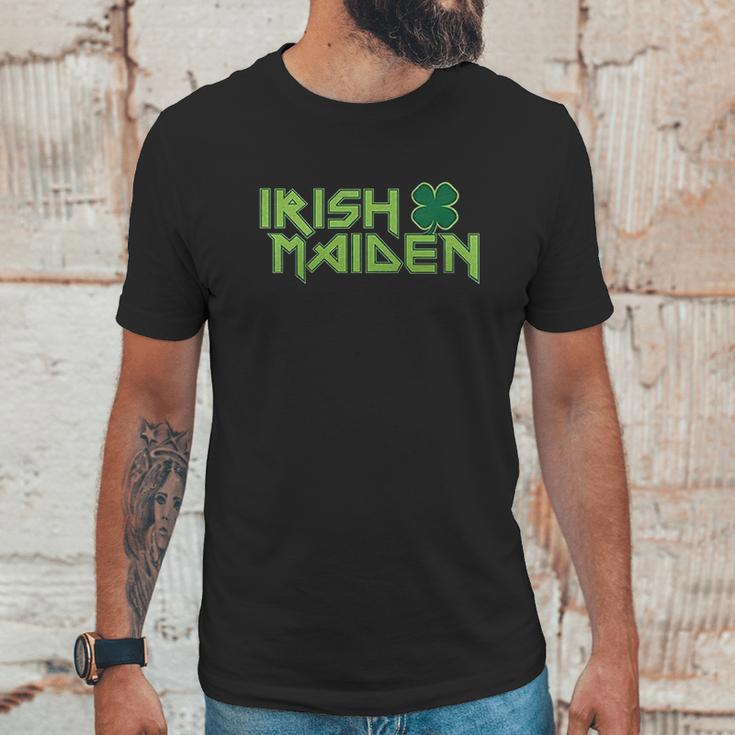 Old Glory St Patricks Day Irish Maiden Juniors Unisex T-Shirt Gifts for Him