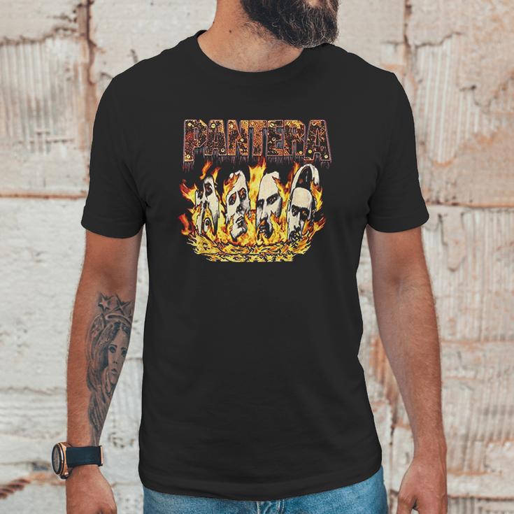 Pantera Official Vintage Flames Unisex T-Shirt Gifts for Him