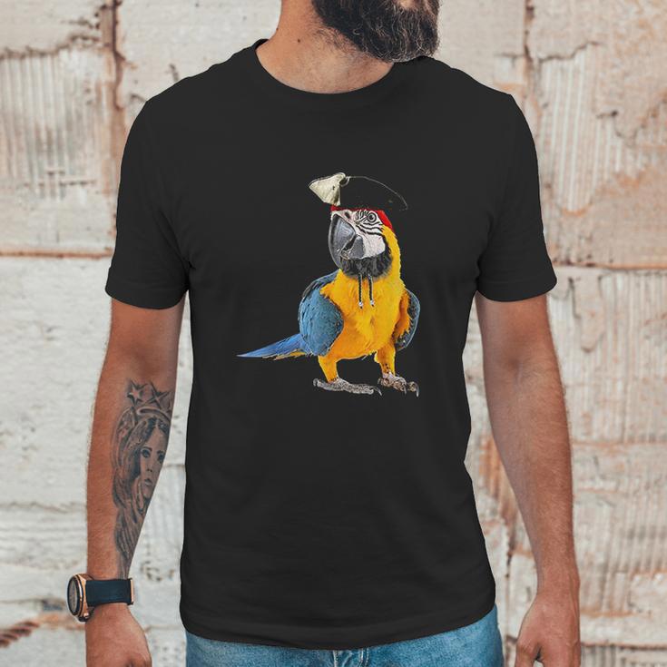 Parrot Of The Caribbean Bird Pirate Halloween Costume Gift Unisex T-Shirt Gifts for Him