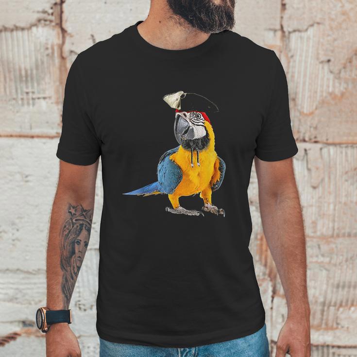 Parrot Of The Caribbean Bird Pirate Halloween Costume Gift Unisex T-Shirt Gifts for Him