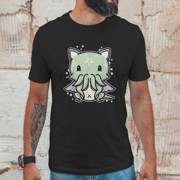 Pastel Goth Cathulhu Cat Creepy Cute Kawaii Cthulhu Gift Unisex T-Shirt Gifts for Him