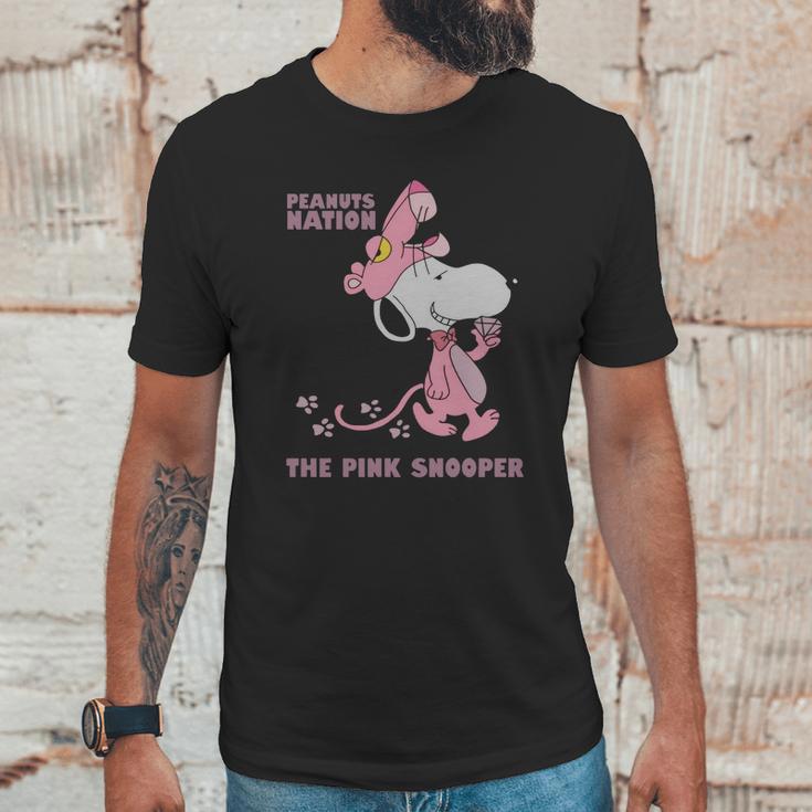 Peanuts Nation The Pink Snooper Unisex T-Shirt Gifts for Him