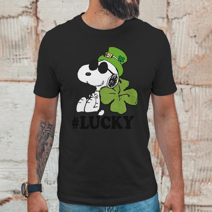 Peanuts St Patricks Snoopy Lucky T-Shirt Unisex T-Shirt Gifts for Him