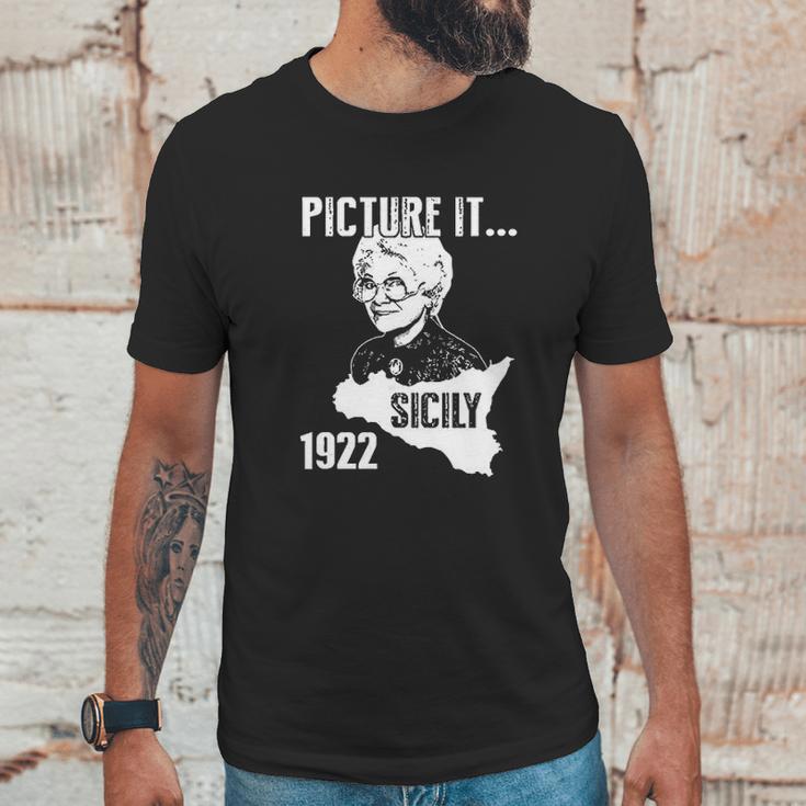 Picture It Sicily 1922 Golden Girls Funny Unisex T-Shirt Gifts for Him