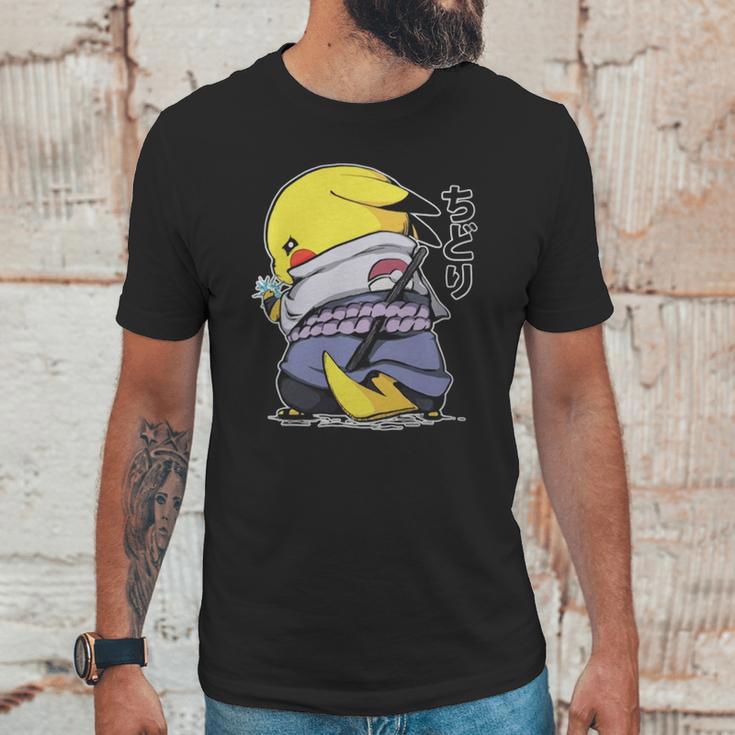 Pikachu Sasuke Naruto Chidori Unisex T-Shirt Gifts for Him