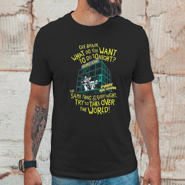 Pinky And The Brain The World Unisex T-Shirt Gifts for Him