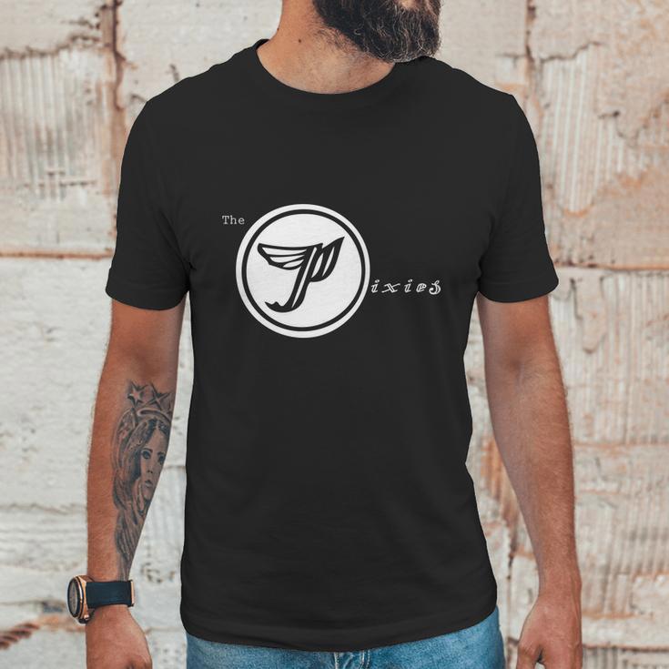 Pixies Band Logo Art White Wings Unisex T-Shirt Gifts for Him