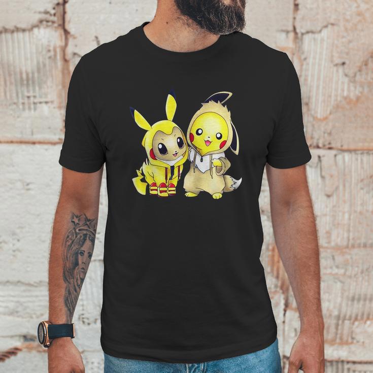 Pokemon Eevee And Pikachu Unisex T-Shirt Gifts for Him