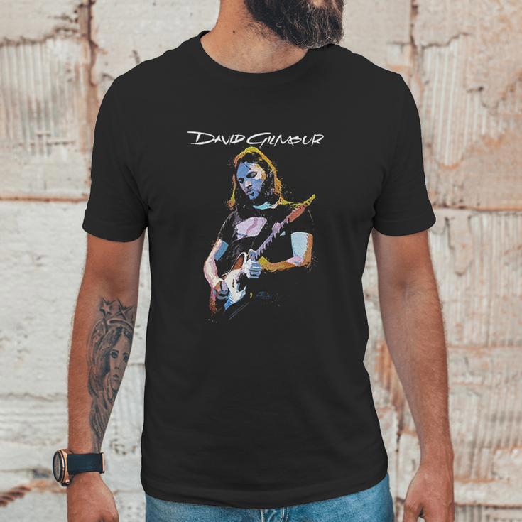 Popfunk David Gilmour Pink Floyd Guitar Unisex T-Shirt Gifts for Him