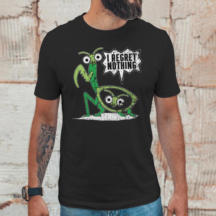 Praying Mantis Weathered Valentines Day Unisex T-Shirt Gifts for Him