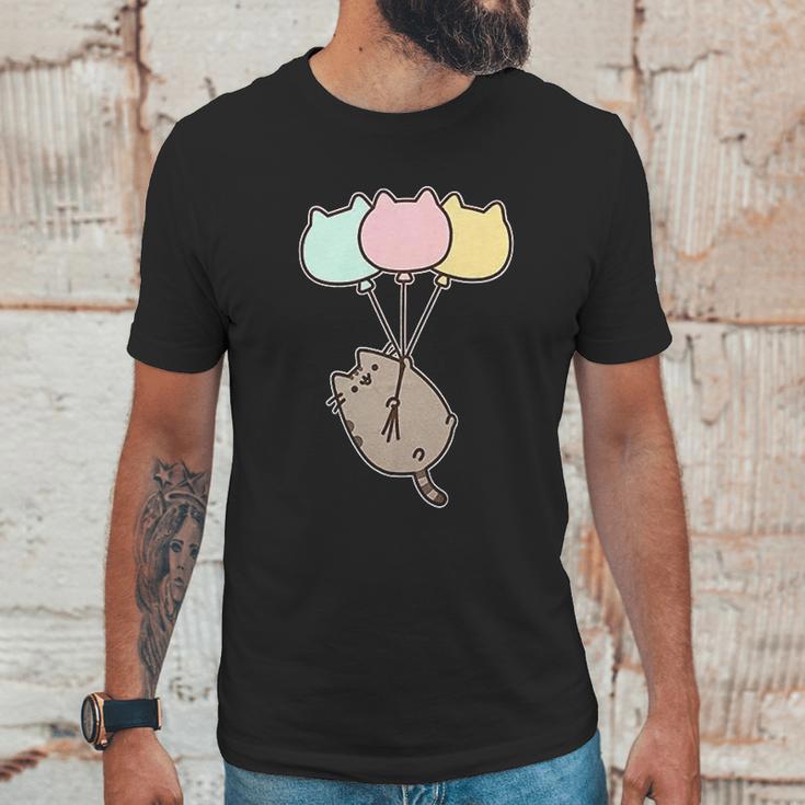 Pusheen The Cat Balloons Juniors Unisex T-Shirt Gifts for Him