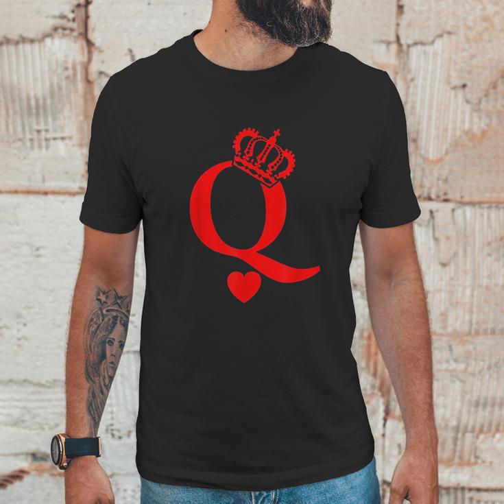 Queen Of Hearts King Of Hearts Unisex T-Shirt Gifts for Him