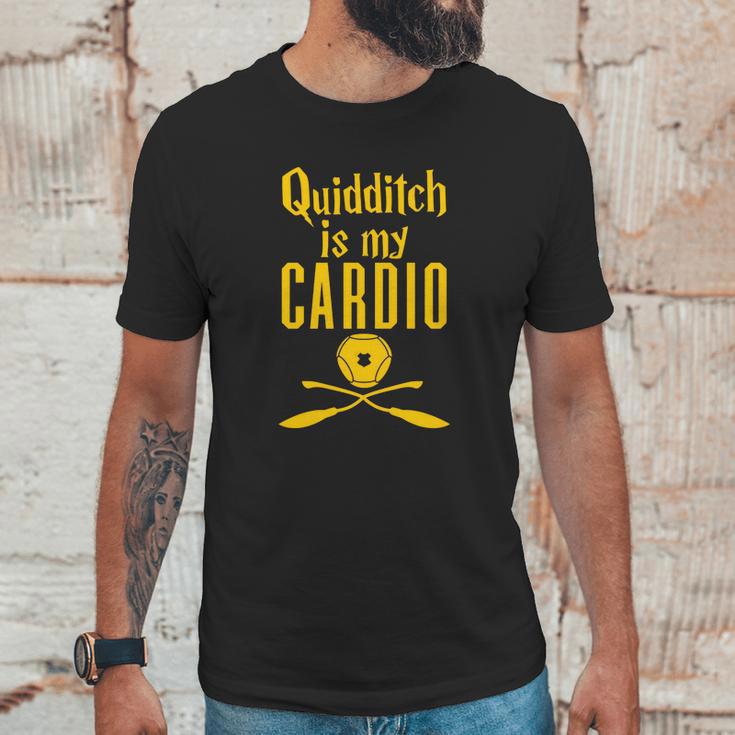 Quidditch Is My Cardio Racerback Tank Sports Tshirt Unisex T-Shirt Gifts for Him