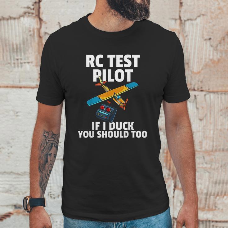 Rc Test Pilot Gift For Rc Plane Model Airplane Lover Unisex T-Shirt Gifts for Him