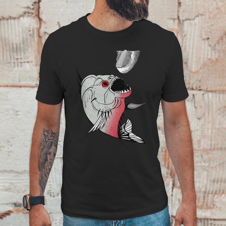 Red Bellied Piranha - Fish - Animal - Fishing Funny Unisex T-Shirt Gifts for Him