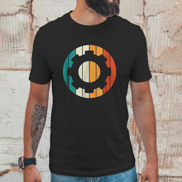 Retro Vintage Mechanical Engineering Gear Unisex T-Shirt Gifts for Him