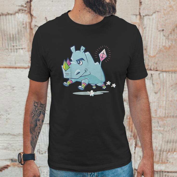 The Rhino Mascot Unisex T-Shirt Gifts for Him