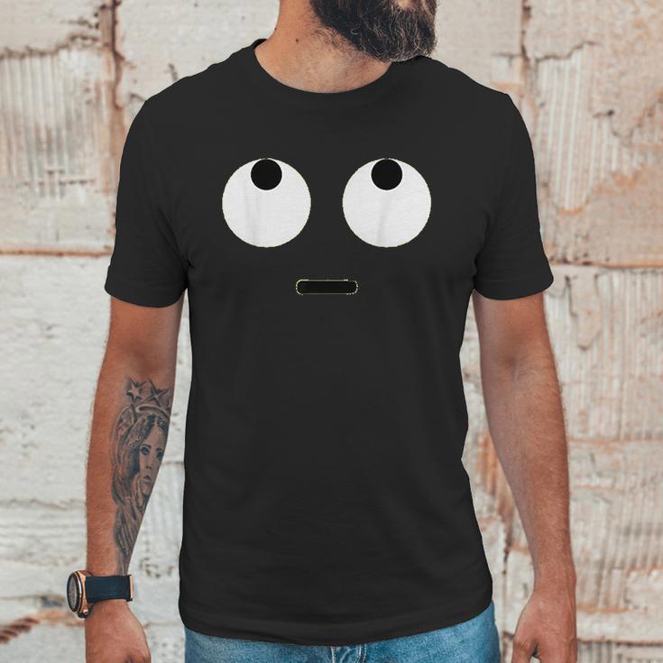 Rolling Eyes Face Eye Roll Emojis Emoticon Halloween Unisex T-Shirt Gifts for Him