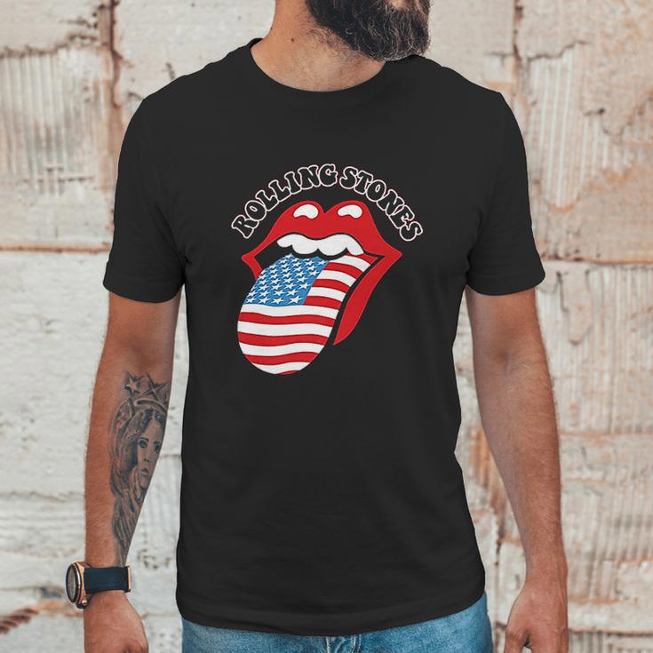 Rolling Stones Usa Tongue Unisex T-Shirt Gifts for Him