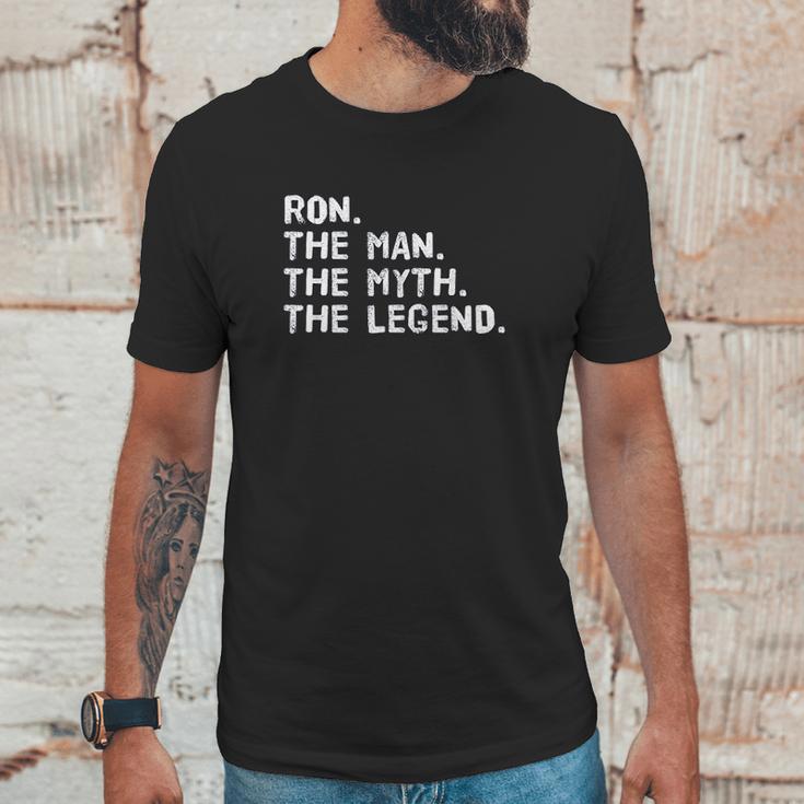 Ron The Man The Myth The Legend Funny Gift Idea Unisex T-Shirt Gifts for Him