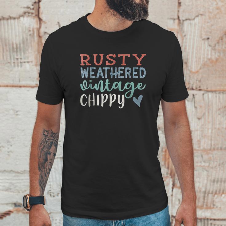 Rusty Weather Vintage Chippy Farmhouse Southern Unisex T-Shirt Gifts for Him