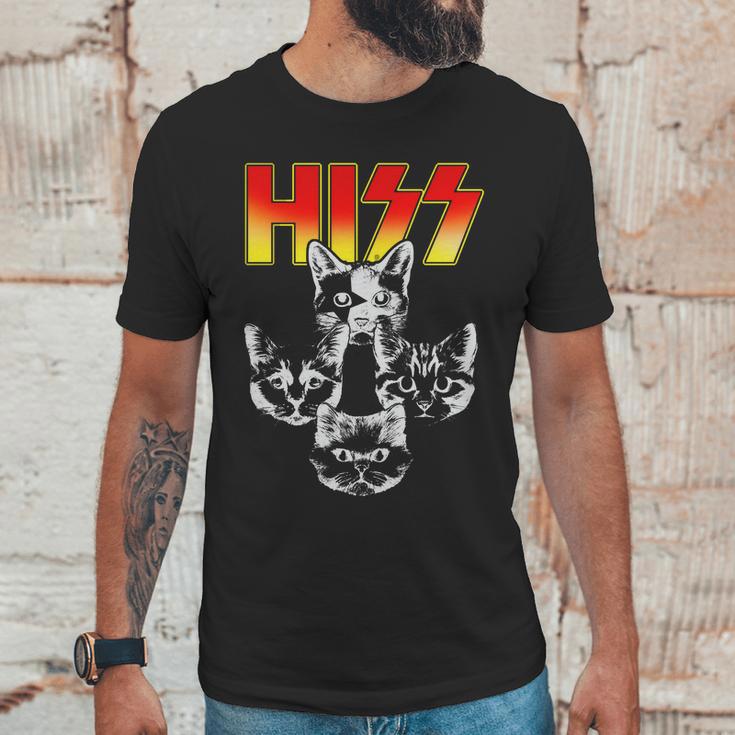 Hiss Music Cat Band Unisex T-Shirt Gifts for Him