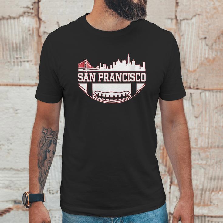 San Francisco Football Vintage Sf Cali Retro Gameday Unisex T-Shirt Gifts for Him