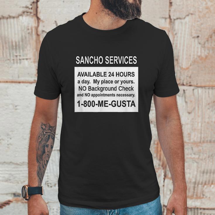 Sancho Services Unisex T-Shirt Gifts for Him