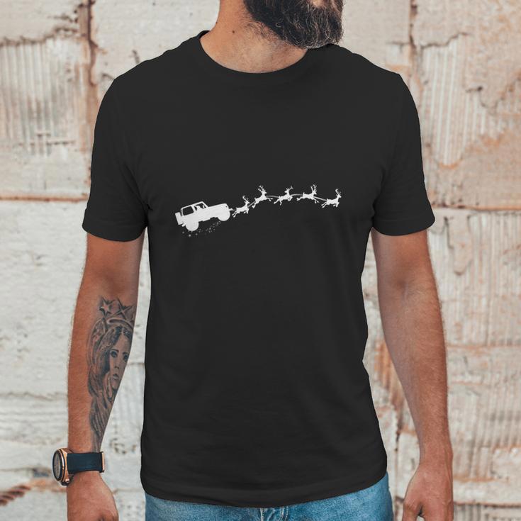 Santas Jeep T-Shirt Unisex T-Shirt Gifts for Him