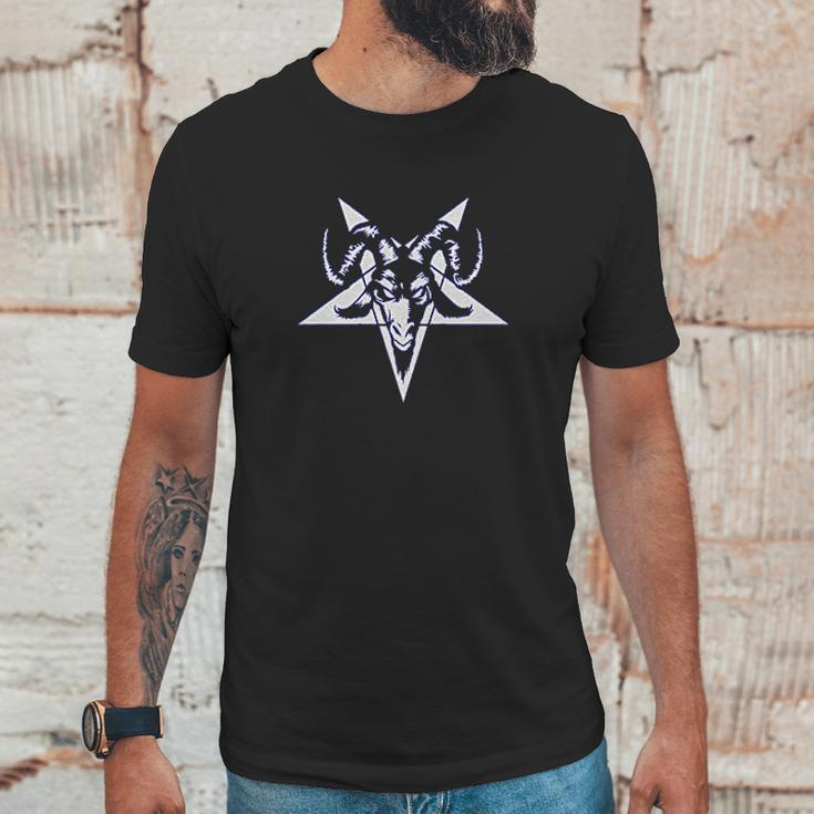 Satanic Goat Head Pentagram Mens Unisex T-Shirt Gifts for Him