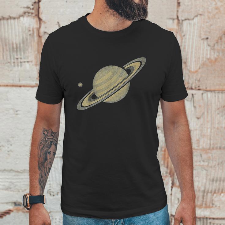 Saturn Planet Saturn Solar System Planets Astronomy Unisex T-Shirt Gifts for Him