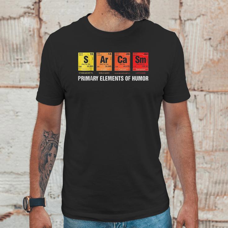 Science Sarcasm S Ar Ca Sm Primary Elements Of Humor Unisex T-Shirt Gifts for Him