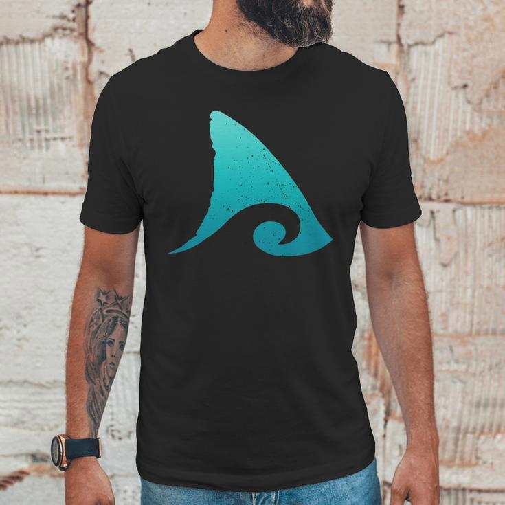 Shark Fin Ocean Wave Unisex T-Shirt Gifts for Him