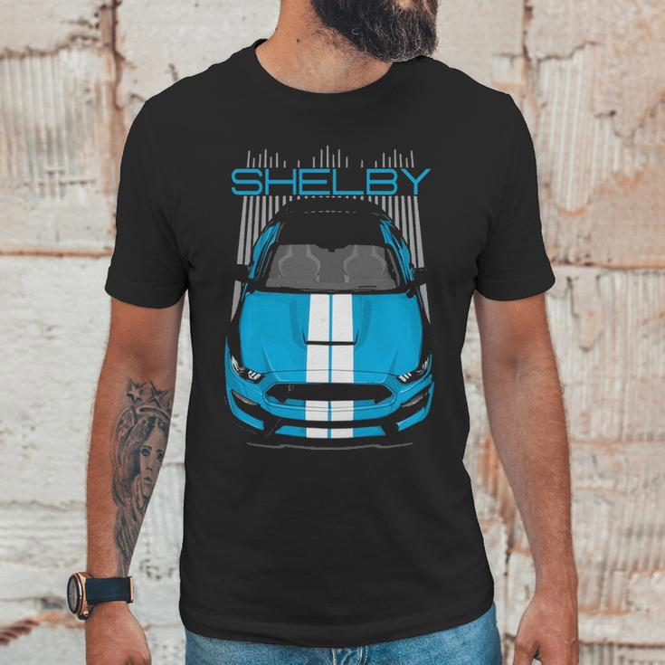 Shelby Gt350 Grabber Blue Unisex T-Shirt Gifts for Him