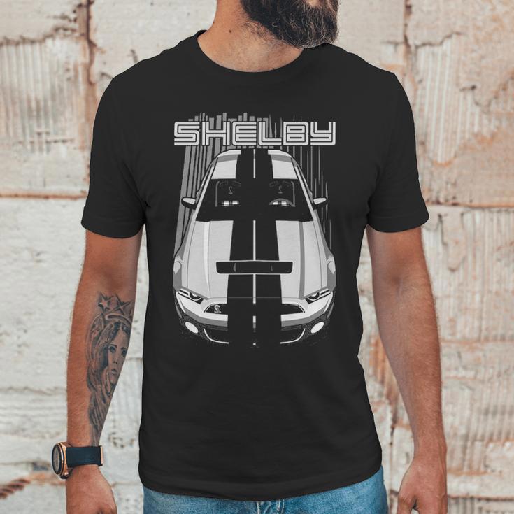 Shelby Gt500 S197 Whitesilver Unisex T-Shirt Gifts for Him