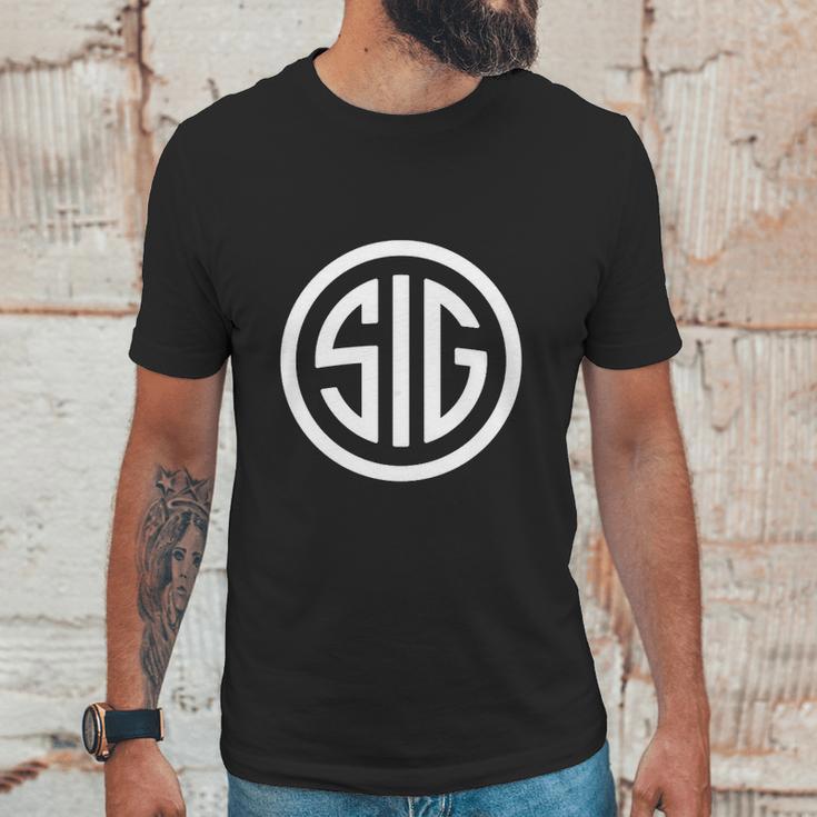 Sig Sauer Cotton Graphic Match With Your Hat Unisex T-Shirt Gifts for Him