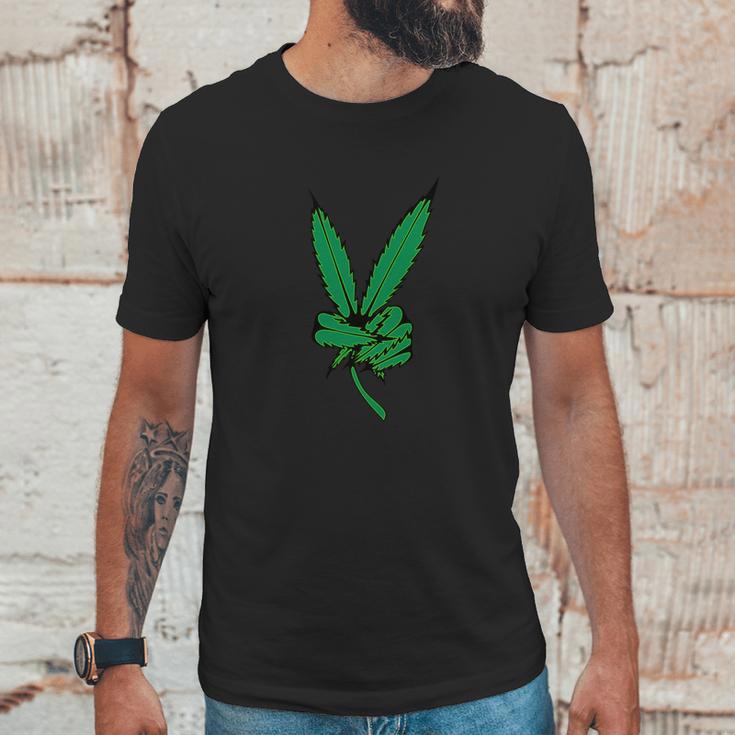 The Signature Weed Peace Unisex T-Shirt Gifts for Him