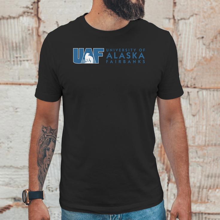 Simple Logo University Of Alaska Fairbanks 2020 Unisex T-Shirt Gifts for Him