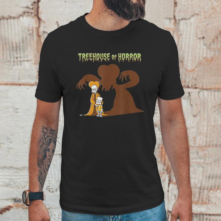 The Simpsons Treehouse Of Horror Dracula Burns And Bart Unisex T-Shirt Gifts for Him