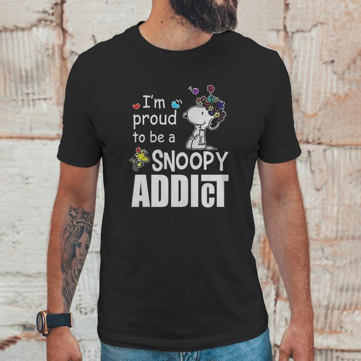 Snoopy Addict Unisex T-Shirt Gifts for Him