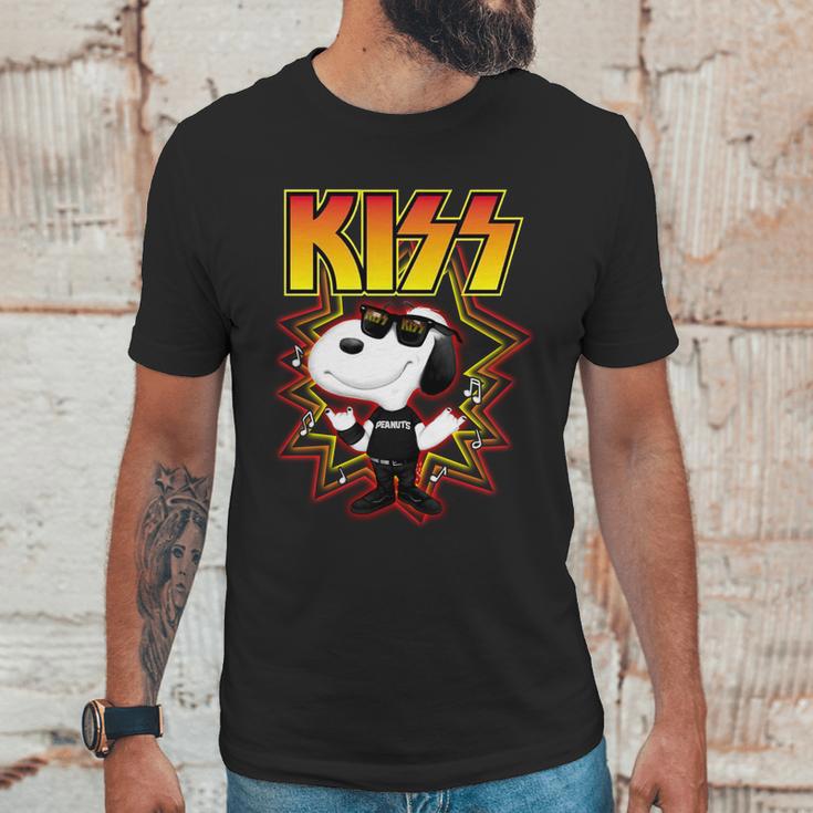 Snoopy Kiss Band Unisex T-Shirt Gifts for Him