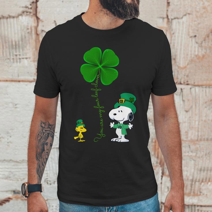 Snoopy Shamrock You Are My Four Leaf Clover Unisex T-Shirt Gifts for Him