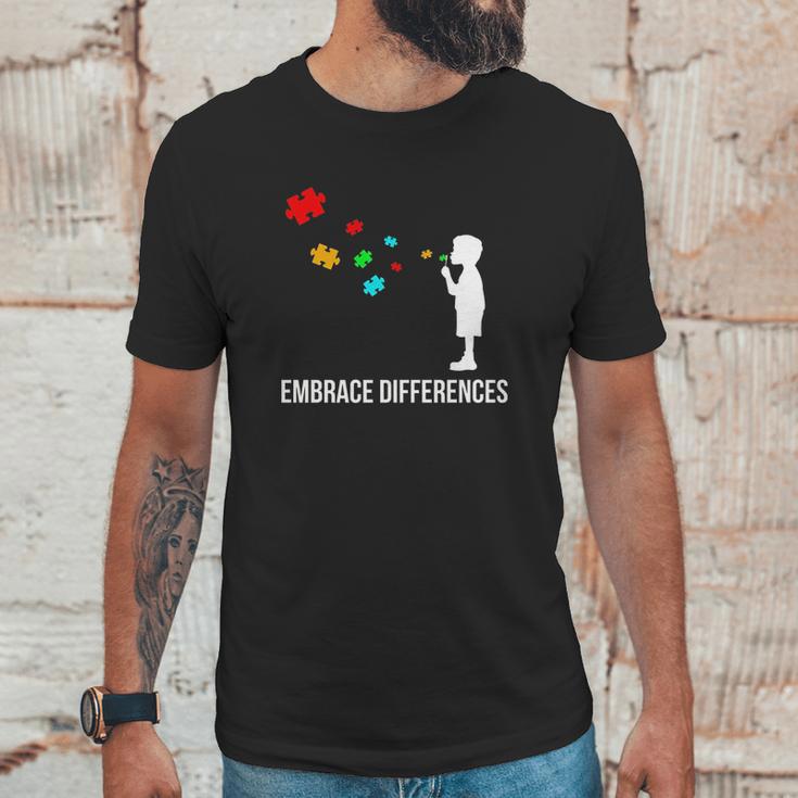 Sped Special Education Embrace Differences Unisex T-Shirt Gifts for Him