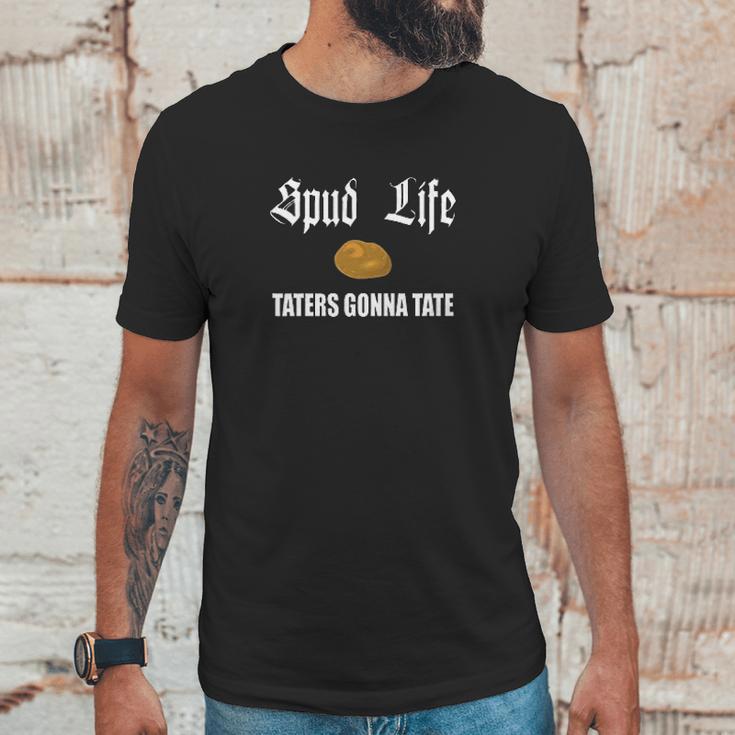 Spud Life Potato Pun Unisex T-Shirt Gifts for Him