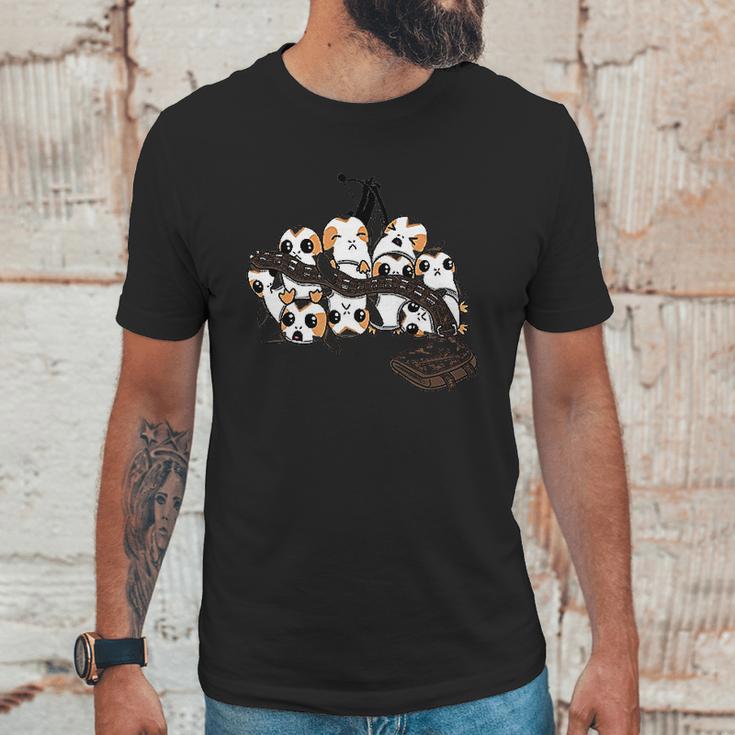 Star Wars Porgs Playing With Chewbaccas Things Unisex T-Shirt Gifts for Him