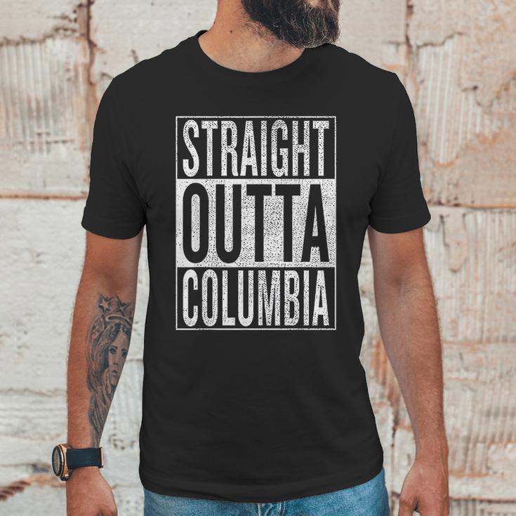 Straight Outta Columbia Great Travel Unisex T-Shirt Gifts for Him