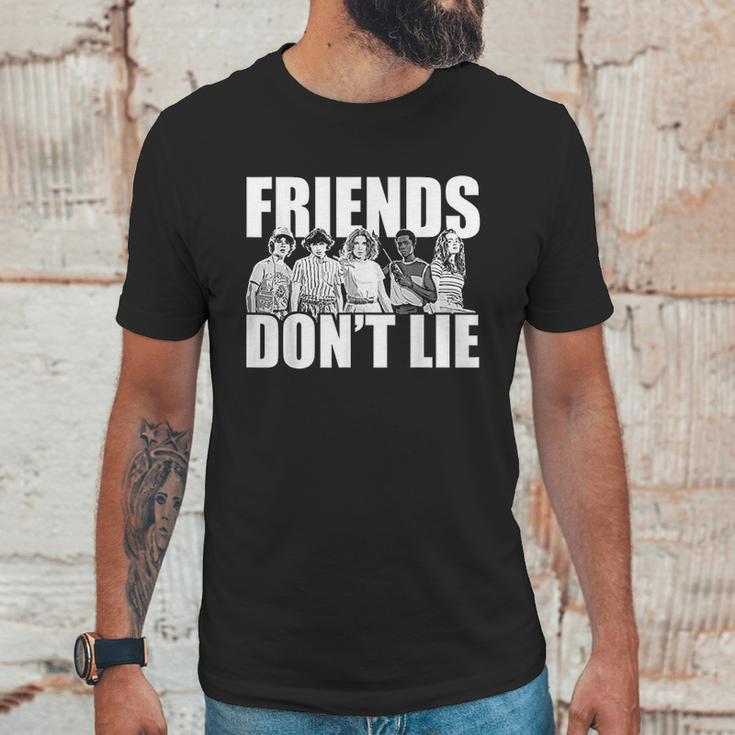 Stranger Things Friends Dont Lie Unisex T-Shirt Gifts for Him