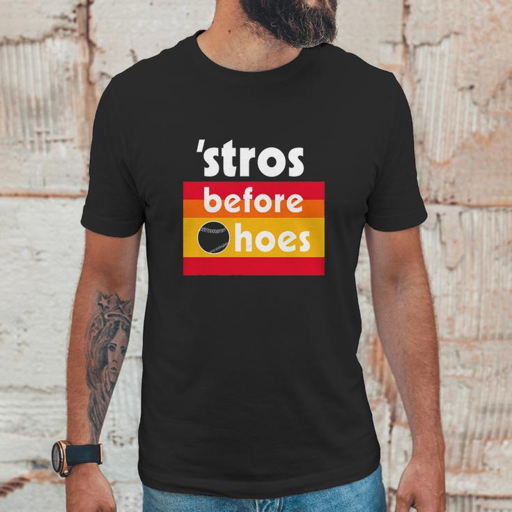 Stros Before Hoes Tshirt Unisex T-Shirt Gifts for Him